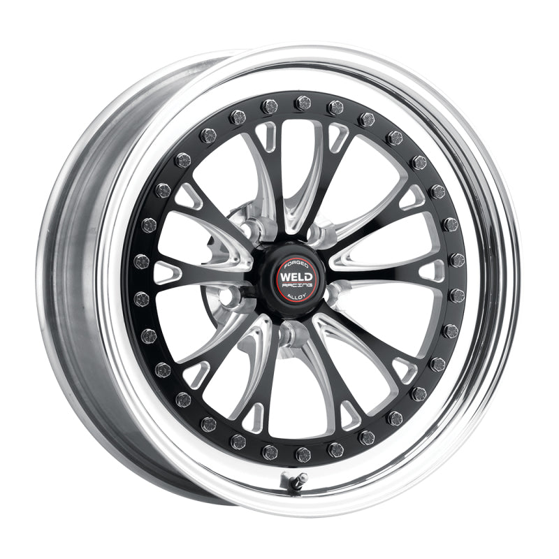 Load image into Gallery viewer, Weld Vitesse 17x10 / 5x4.5mm BP / 8in. BS Low Pad Black Wheel - Polished Non-Beadlock
