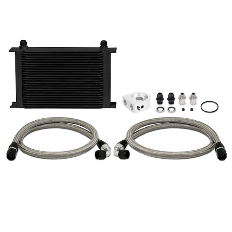Load image into Gallery viewer, Mishimoto Universal 25 Row Oil Cooler Kit (Black Cooler)
