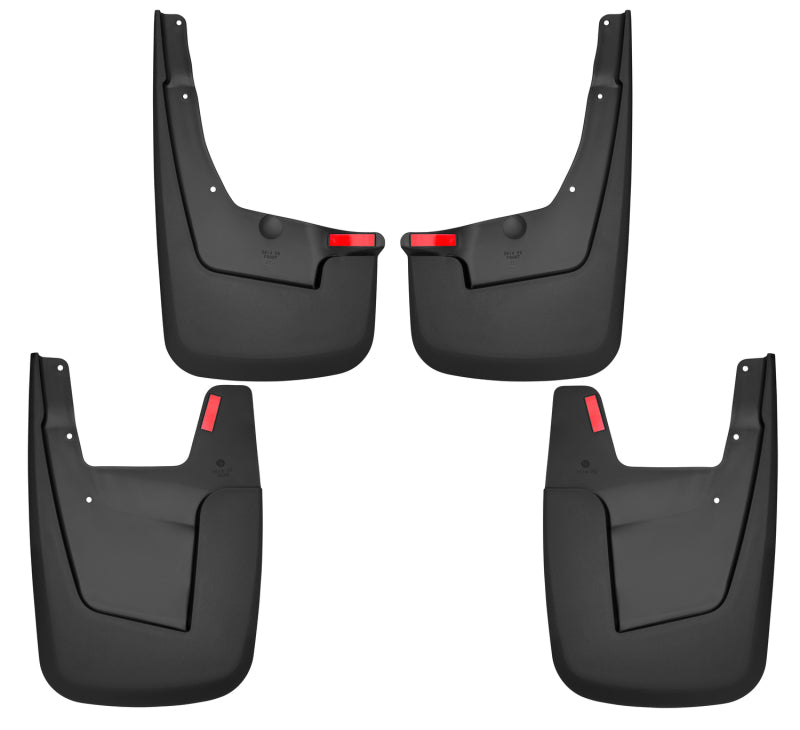 Load image into Gallery viewer, Husky Liners 19-22 RAM 1500 w/o OEM Fender Flares Custom-Molded Front &amp; Rear Mud Guards
