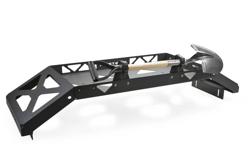 Load image into Gallery viewer, Fabtech 20-21 Jeep Gladiator 4WD Cargo Rack Shovel Mount Kit

