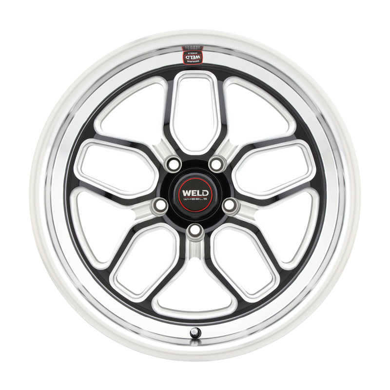 Load image into Gallery viewer, Weld S107 18X7 Laguna 5X120.7 ET00 BS4.00 Gloss Black MIL Dia 78.1
