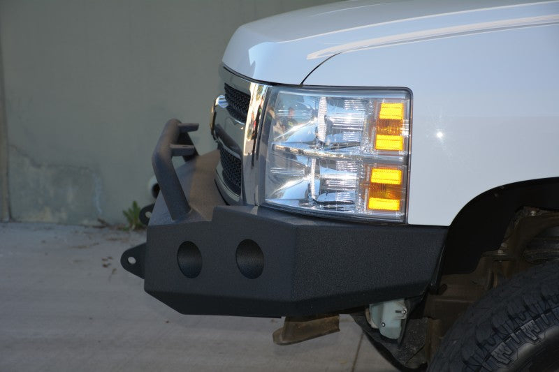 Load image into Gallery viewer, DV8 Offroad 07-13 Chevrolet Silverado 1500 Front Bumper - Black Powdercoat
