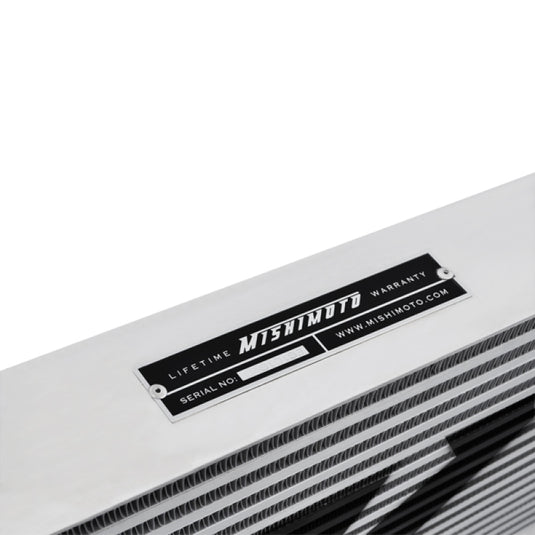 Mishimoto Universal Silver R Line Intercooler Overall Size: 31x12x4 Core Size: 24x12x4 Inlet /Outlet