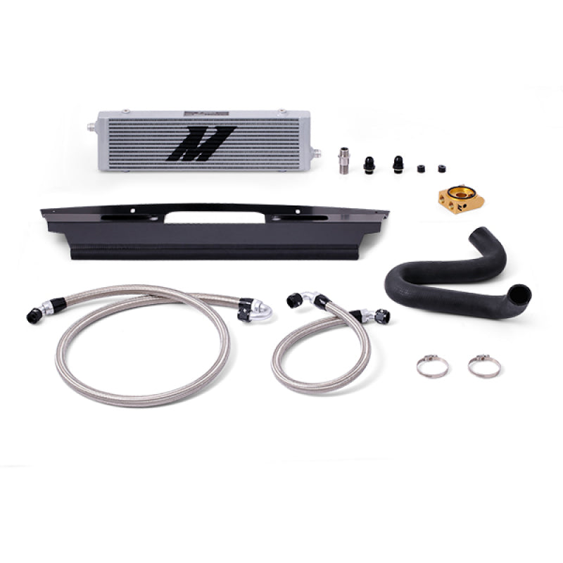 Load image into Gallery viewer, Mishimoto 2015+ Ford Mustang GT Thermostatic Oil Cooler Kit - Silver
