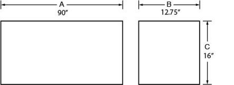 Load image into Gallery viewer, Tradesman Aluminum Top Mount L-Wing Box (90in.) - Brite
