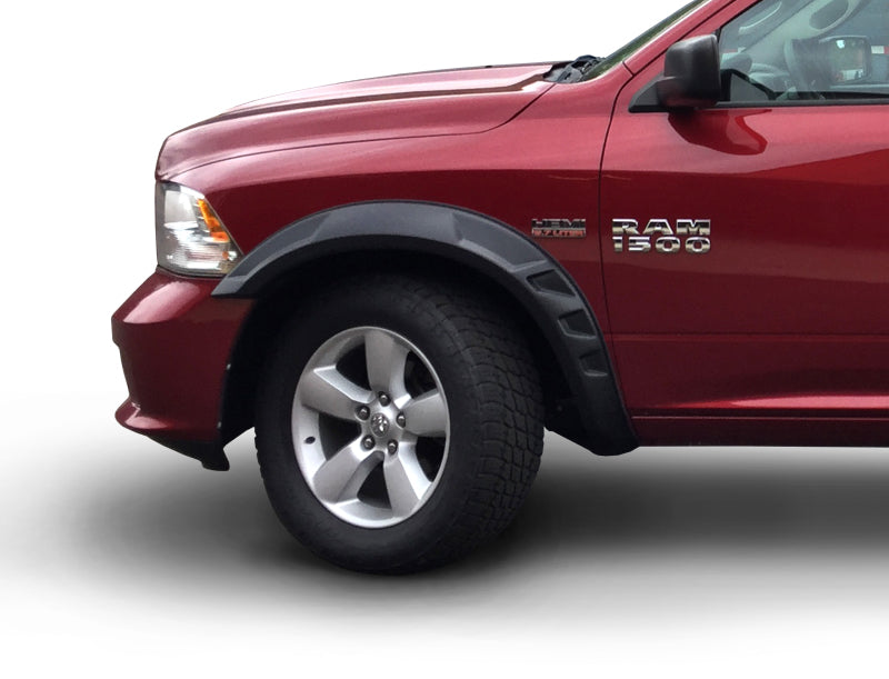 Load image into Gallery viewer, Bushwacker 09-18 Ram 1500 w/ 67.4in Fleetside Bed (Ex. R/T and Rebel) DRT Style Flares 4pc - Black
