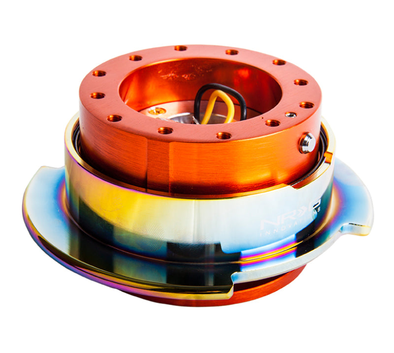Load image into Gallery viewer, NRG Quick Release Gen 2.5 - Orange Body / Neochrome Ring
