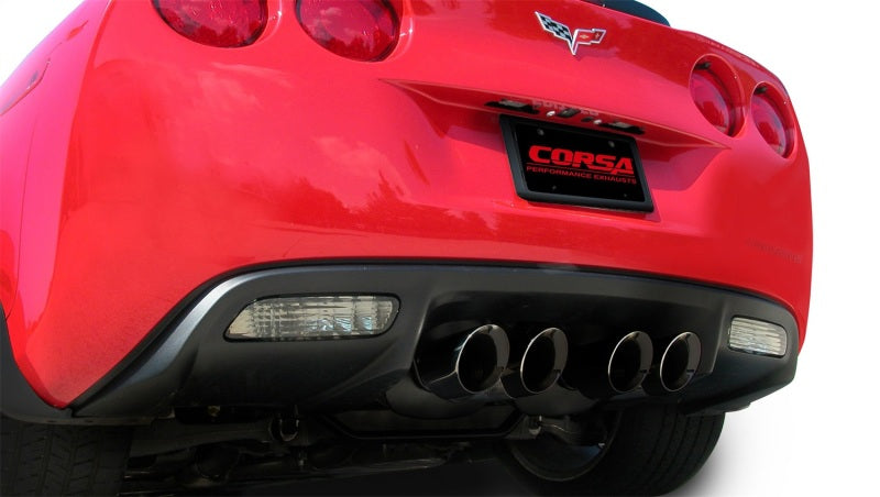 Load image into Gallery viewer, Corsa 2012-2013 Chevrolet Corvette C6 Z06 7.0L V8 Black Sport Cat-Back Exhaust
