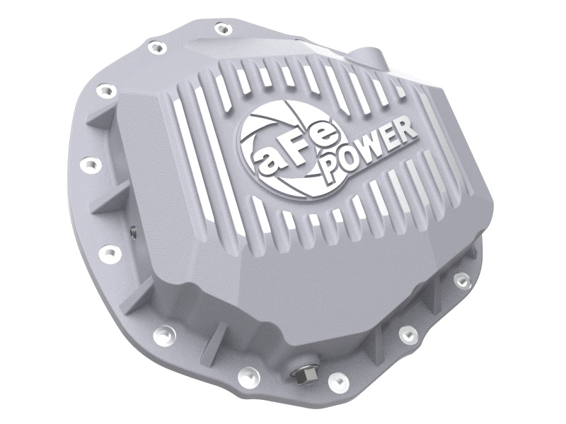 Load image into Gallery viewer, aFe Street Series Rear Differential Cover Raw w/ Machined Fins 19-20 Ram 2500/3500
