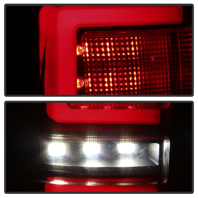 Load image into Gallery viewer, Spyder 16-17 Toyota Tacoma LED Tail Lights - Black Smoke (ALT-YD-TT16-LED-BSM)
