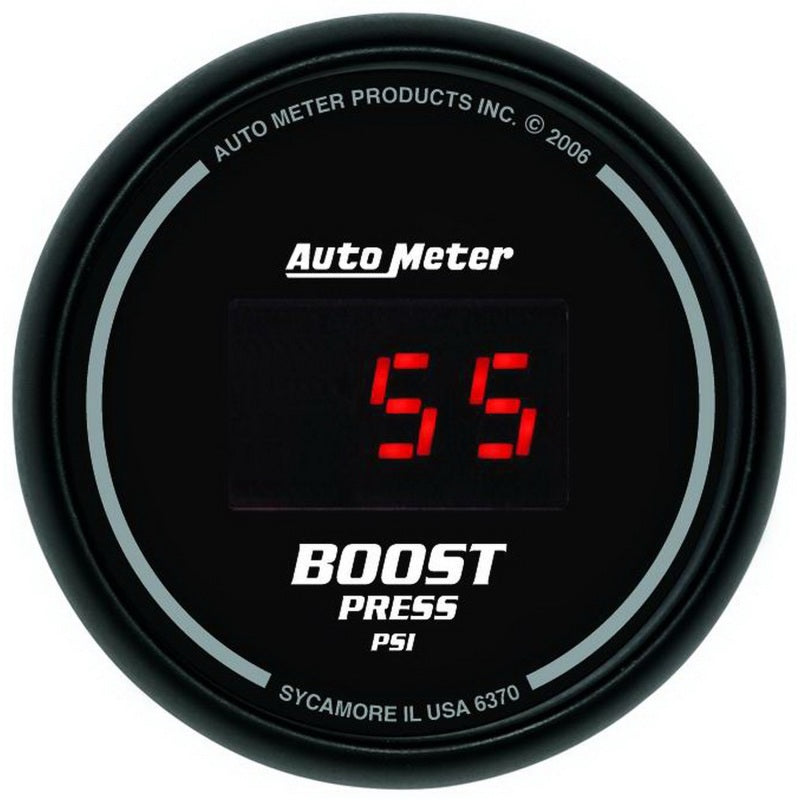 Load image into Gallery viewer, Autometer SportComp 52mm Digital 0-60 PSI Boost Gauge
