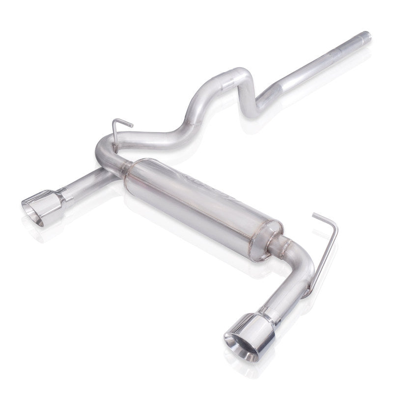 Load image into Gallery viewer, Stainless Works 2018+ Jeep Wrangler JL 304SS Factory Connect 2.5in Cat Back Exhaust System
