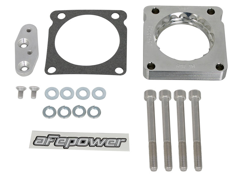 Load image into Gallery viewer, aFe 01-16 Nissan Patrol (Y61) L6-4.8L Silver Bullet Throttle Body Spacer
