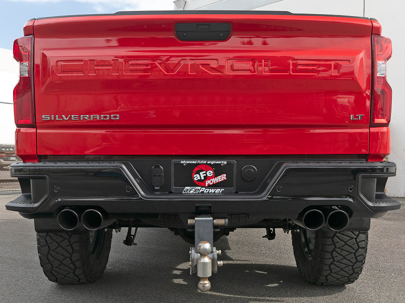 Load image into Gallery viewer, aFe Vulcan Series 3in 304 SS Exhaust Cat-Back w/ Black Tips 2019 GM Silverado/Sierra 1500 V8-5.3L
