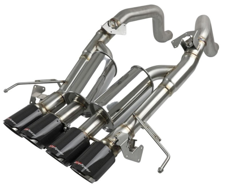 Load image into Gallery viewer, aFe MACH Force-Xp Axle-Back Exhaust System w/ Carbon Fiber Tips Chevrolet Corvette (C7) 14-19 6.2L
