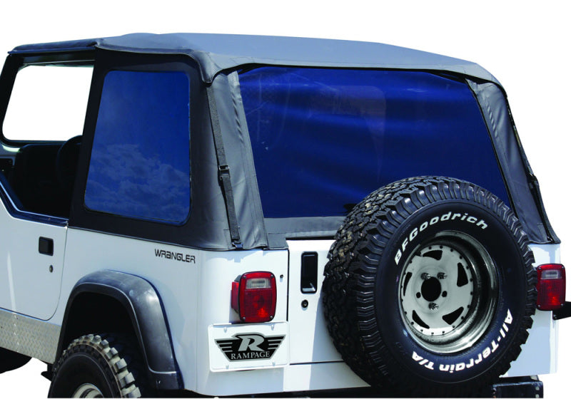 Load image into Gallery viewer, Rampage 1992-1995 Jeep Wrangler(YJ) Frameless Soft Top Kit - Black Diamond

