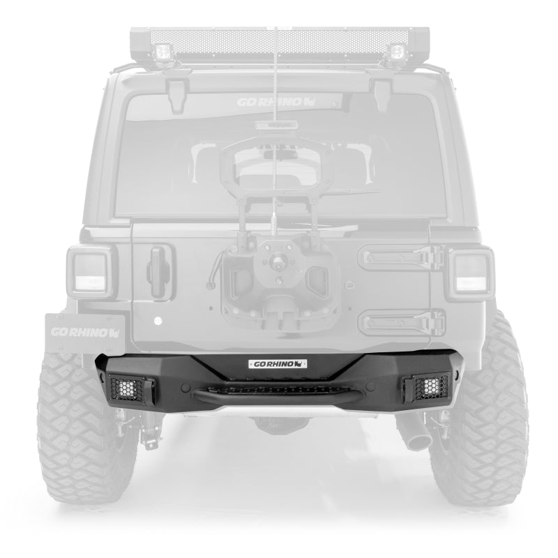 Load image into Gallery viewer, Go Rhino 18-20 Jeep Wrangler JL/JLU Rockline Rear Stubby Bumper

