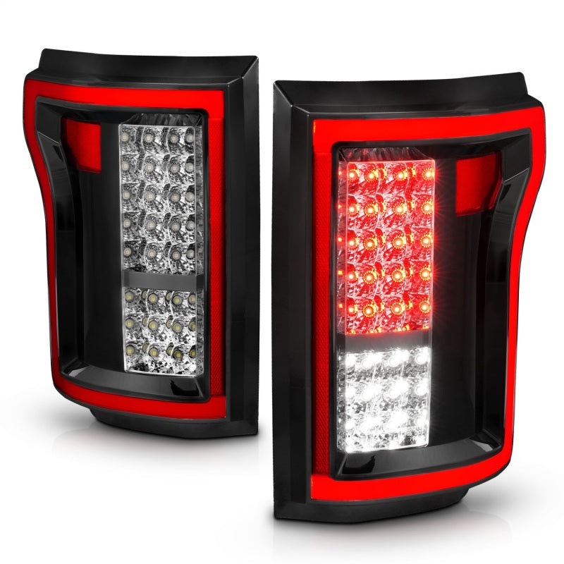Load image into Gallery viewer, ANZO 2015-2016 Ford F-150 LED Taillights Red/Clear
