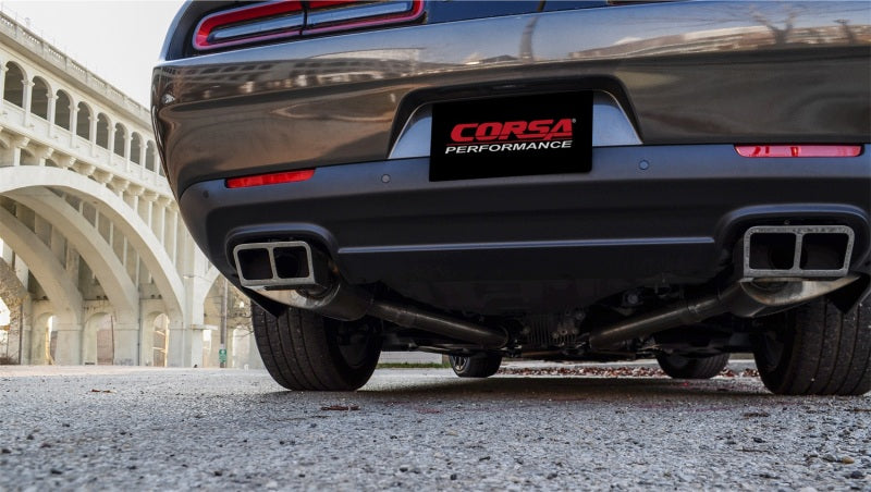 Load image into Gallery viewer, Corsa 2015-2023 Dodge Challenger SRT / Scat Pack / R/T 6.4L Polished Xtreme Cat-Back Exhaust
