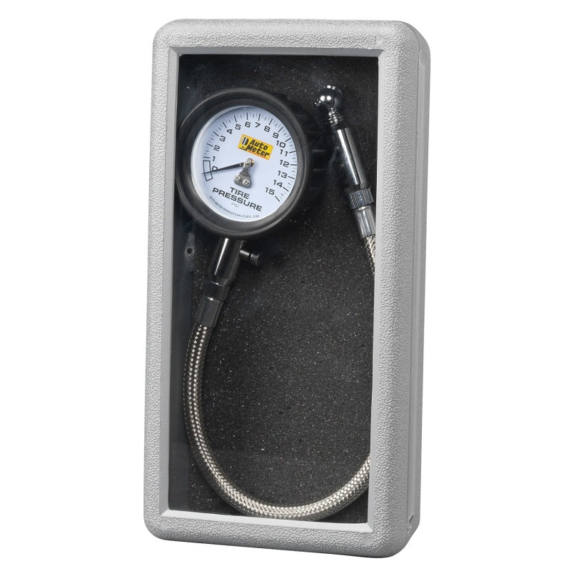 Load image into Gallery viewer, Autometer 0-15PSI Lo-Pressure Tire Pressure Gauge
