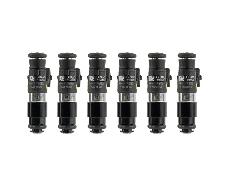 Load image into Gallery viewer, Grams Performance Nissan R32/R34/RB26DETT (Top Feed Only 14mm) 1150cc Fuel Injectors (Set of 6)
