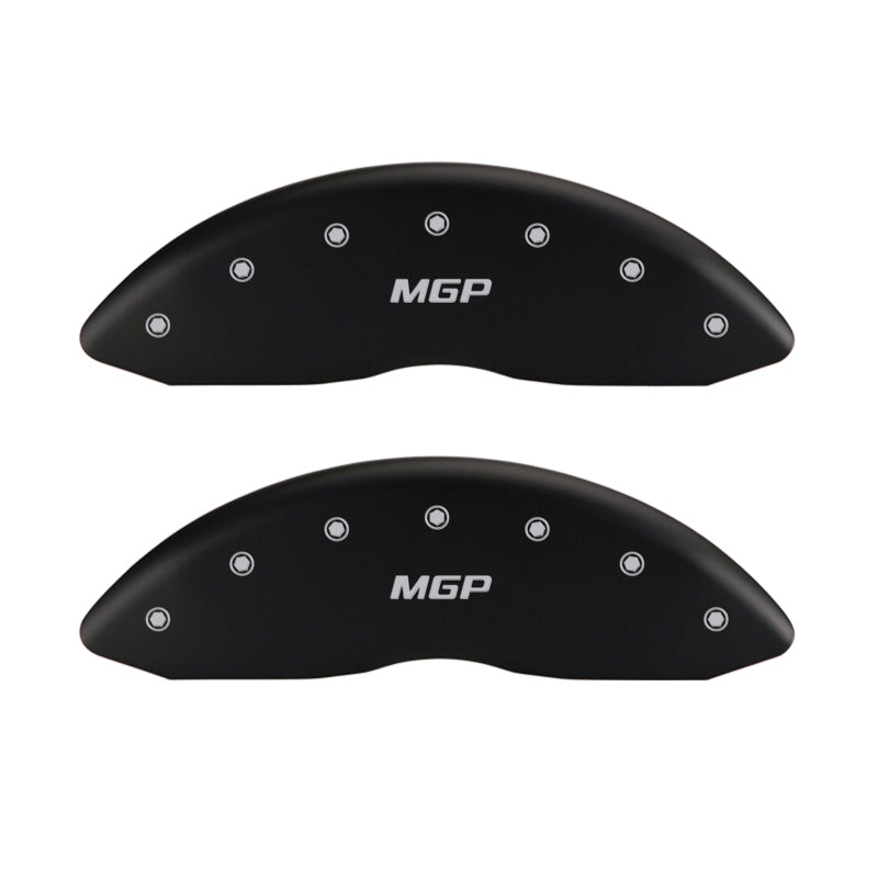 Load image into Gallery viewer, MGP 4 Caliper Covers Engraved Front &amp; Rear MGP Red finish silver ch
