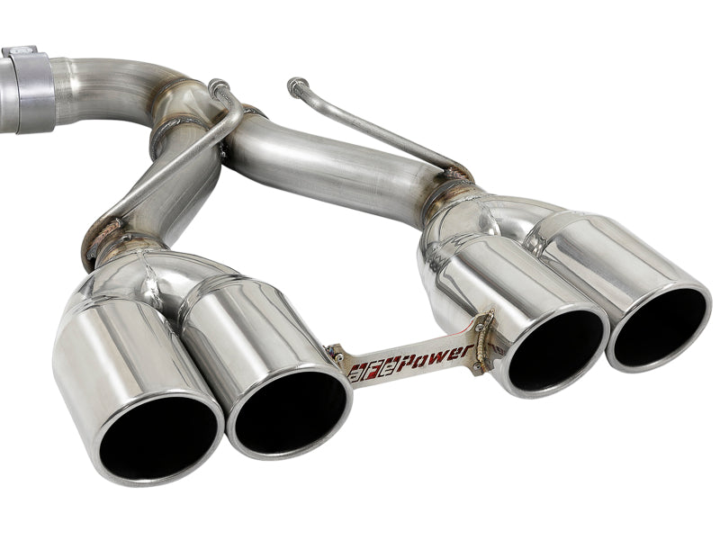 Load image into Gallery viewer, aFe Rebel Series 2.5in. 304 SS C/B Exhaust System 2018 Jeep Wrangler (JL) V6-3.6L - Polished Tip
