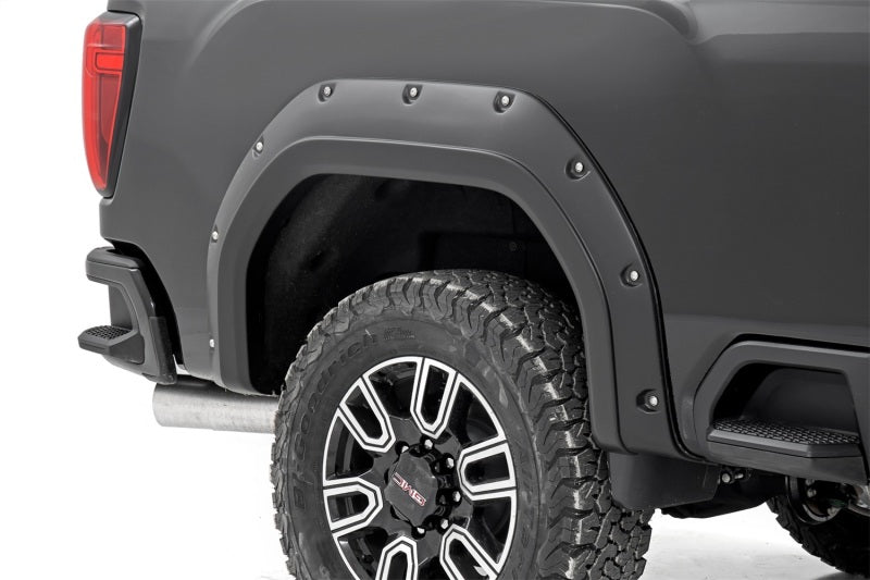 Load image into Gallery viewer, EGR 2020 GMC Sierra HD Bolt-On Style Black Fender Flare - Set
