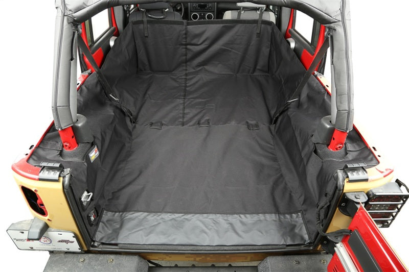Load image into Gallery viewer, Rugged Ridge C3 Cargo Cover W/O Subwoofer 07-18 Jeep Wrangler JKU 4 Door

