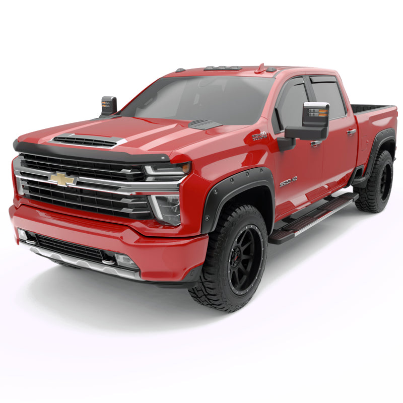 Load image into Gallery viewer, EGR 20-23 Chevrolet Silverado HD In-Channel Window Visors - Matte Black
