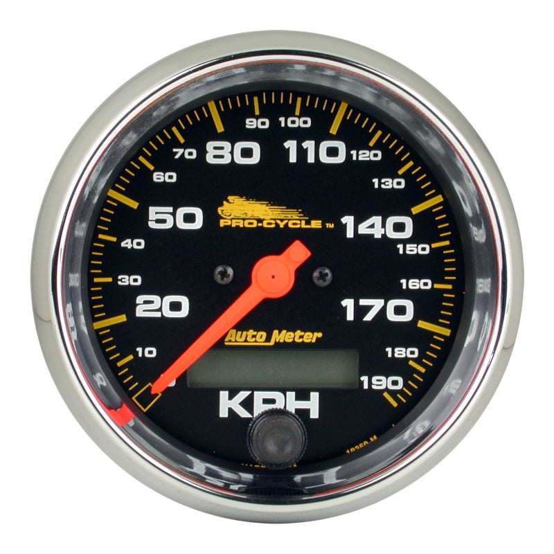 Load image into Gallery viewer, Autometer Pro-Cycle Gauge Speedo 3 3/4in 120 Mph Elec Black

