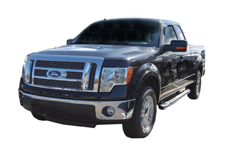 Load image into Gallery viewer, AVS 09-14 Ford F-150 Standard Cab Ventvisor Outside Mount Window Deflectors 2pc - Smoke
