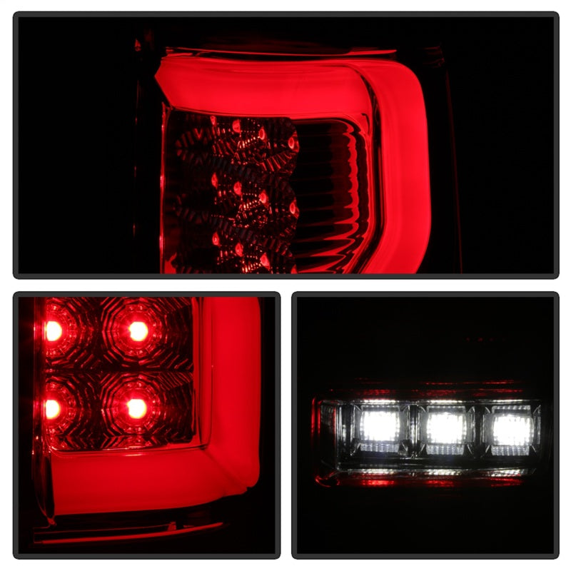 Load image into Gallery viewer, Spyder Ford F150 04-08 Styleside Tail Light V2 - LED - Red Clear ALT-YD-FF15004V2-LBLED-RC
