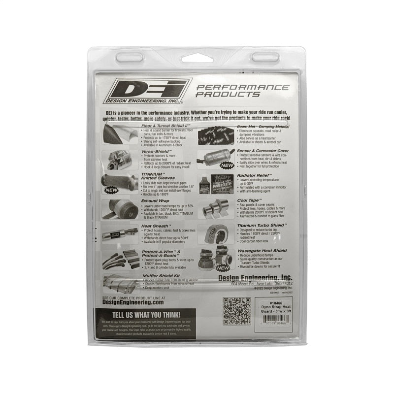 Load image into Gallery viewer, DEI Dyno Strap Heat Guard 5in w x 3ft - Aluminized

