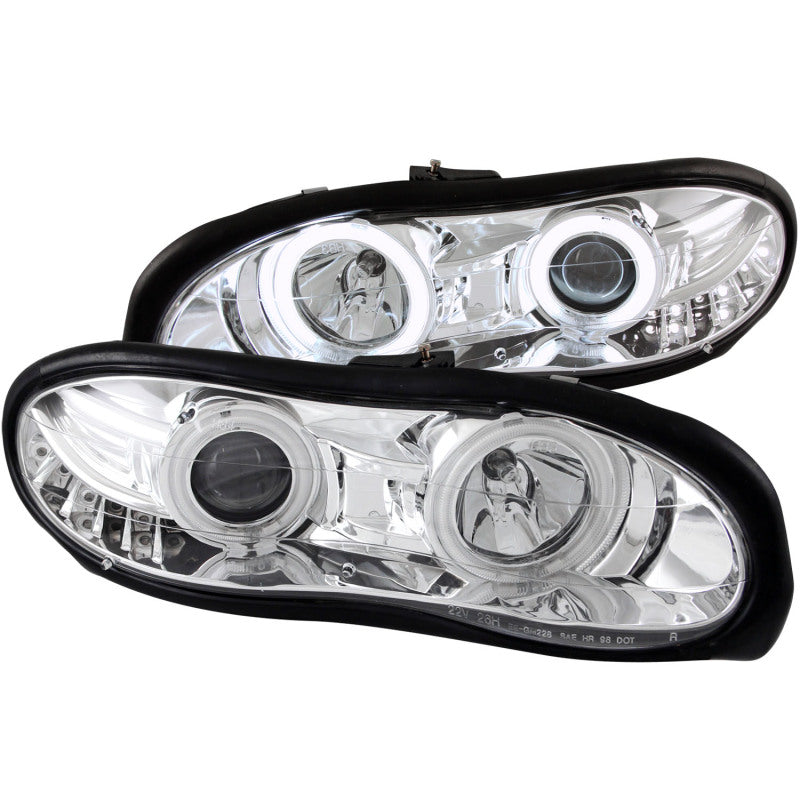 Load image into Gallery viewer, ANZO 1998-2002 Chevrolet Camaro Projector Headlights w/ Halo Chrome
