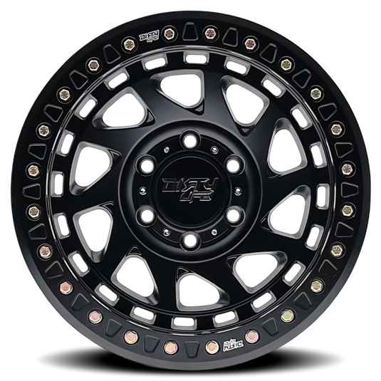 Dirty Life 9313 Enigma Race 17x9 / 6x135 BP / -12mm Offset / 87.1mm Hub Matte Black Wheel