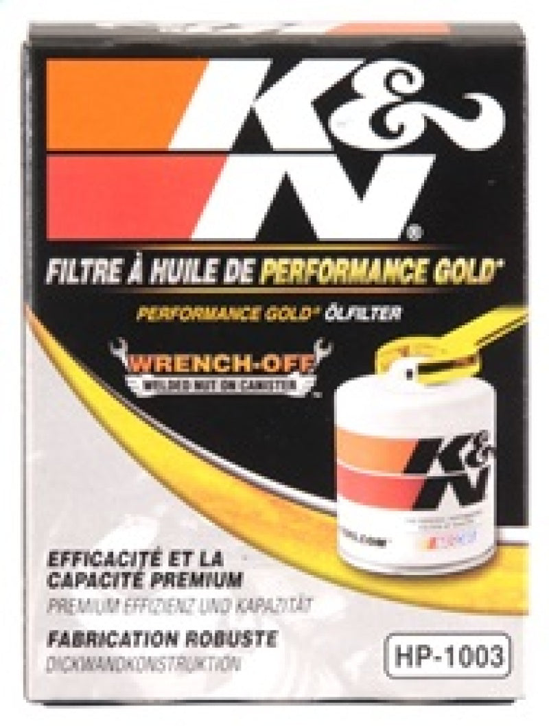Load image into Gallery viewer, K&amp;N 03-09 Scion tC / 00-05 Celica GT/GT-S Performance Gold Oil Filter
