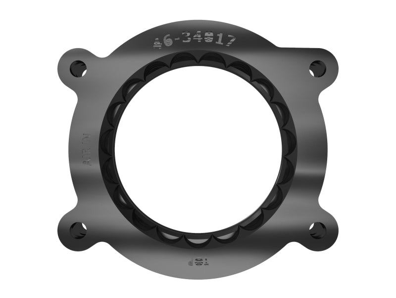 Load image into Gallery viewer, aFe 2020 Vette C8 Silver Bullet Aluminum Throttle Body Spacer / Works With Factory Intake Only - Blk
