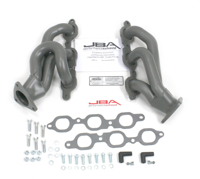Load image into Gallery viewer, JBA 14-20 GM Truck 4.3L V6 1-5/8in Primary Ti Ctd Cat4Ward Header
