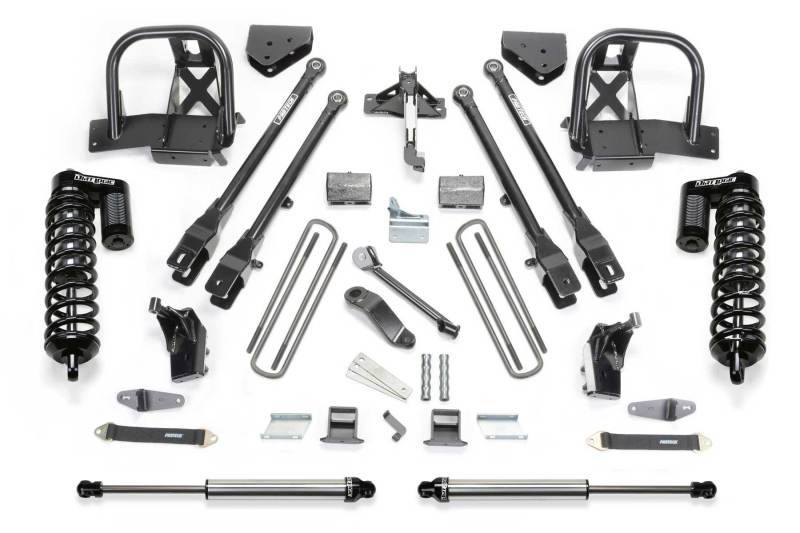 Load image into Gallery viewer, Fabtech 11-13 Ford F450/550 4WD 10 Lug 6in 4Link Sys w/Dlss 4.0 C/O&amp; Rr Dlss
