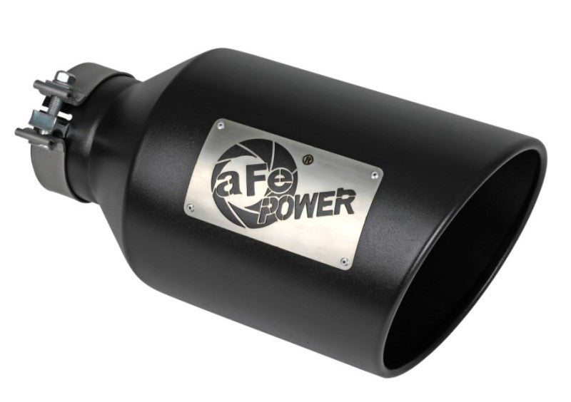 Load image into Gallery viewer, aFe Power MACH Force-Xp 409 Stainless Steel Clamp-on Exhaust Tip Black
