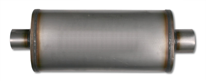 Load image into Gallery viewer, Diamond Eye Muffler 3-1/2in SGL IN/SGL OUT 22in BODY 28in OVERALL OVAL
