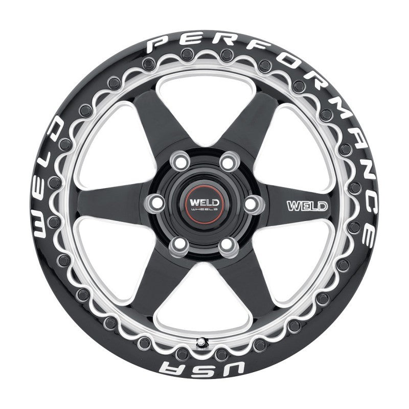 Load image into Gallery viewer, Weld S909 20x11 Ventura 6 Beadlock 6x127 ET36 BS7.375 Gloss BLK MIL DIA 78.1
