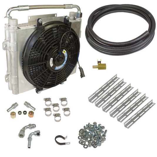 BD Diesel Xtrude Double Stacked Transmission Cooler Kit - Universal 5/8in Tubing