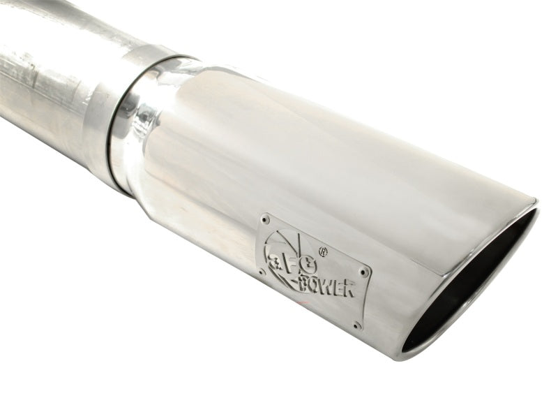 Load image into Gallery viewer, aFe MACHForce XP 5in DPF-Back 409SS Exhaust Dodge Diesel Trucks 07.5-12 L6-6.7L (td) Polished Tip
