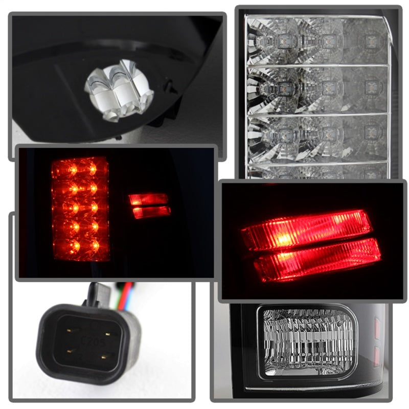 Load image into Gallery viewer, Spyder Dodge Ram 1500 13-14/Ram 2500 13-14 LED Tail Lights LED Model only - Blk ALT-YD-DRAM13-LED-BK

