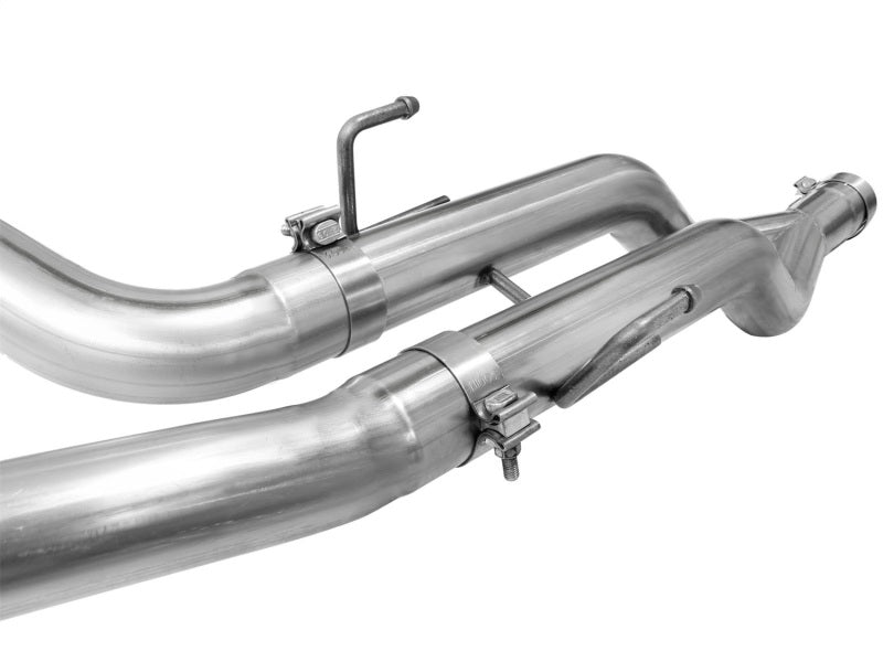 Load image into Gallery viewer, aFe MACHForce XP DPF-Back Exhaust 3in SS w/ 5in Polished Tips 2014 Dodge Ram 1500 V6 3.0L EcoDiesel
