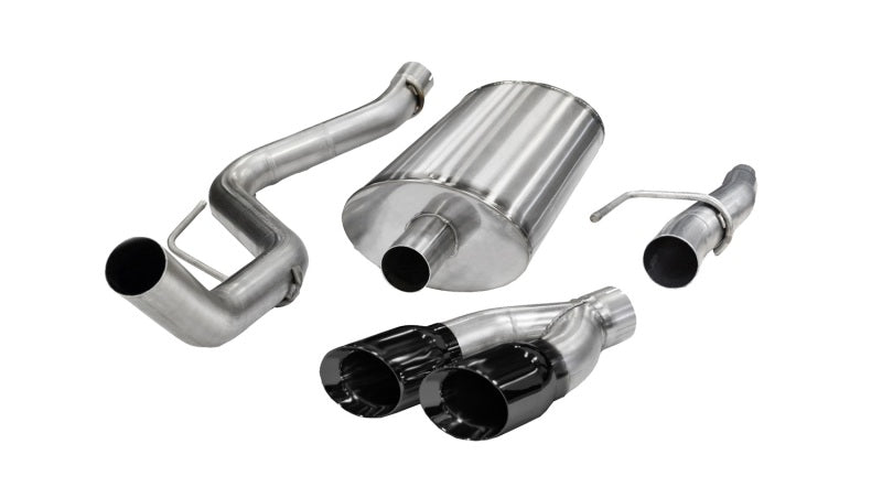 Load image into Gallery viewer, Corsa 2011-2014 Ford F-150 5.0L V8 Black Sport Cat-Back Exhaust
