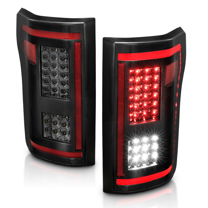 Load image into Gallery viewer, ANZO 15-17 Ford F-150 LED Taillights - Smoke
