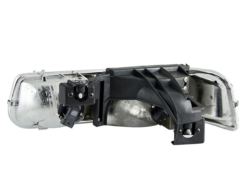 Load image into Gallery viewer, ANZO 1999-2002 Chevrolet Silverado 1500 Crystal Headlights Black
